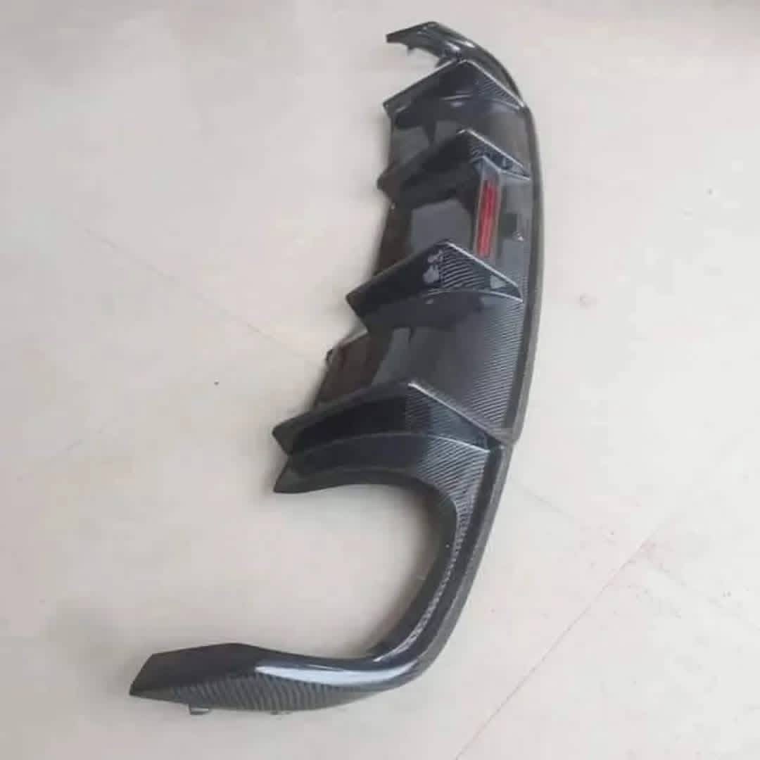 Carbon Fiber Racing Rear Bumper Lip Diffuser for Audi A4 S4 B8.5